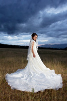 Bride and Storm Clouds