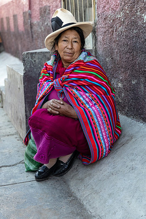 Quechua Woman Portrait, Peru