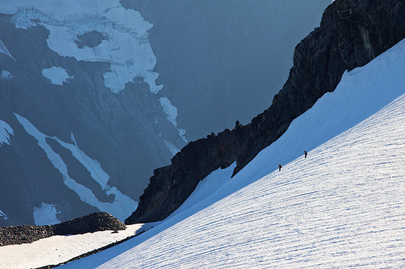Descending the Glacier
