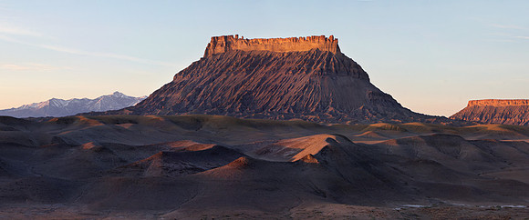 First Light on Factory Butte